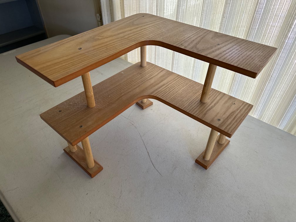 Wood Corner Shelf
