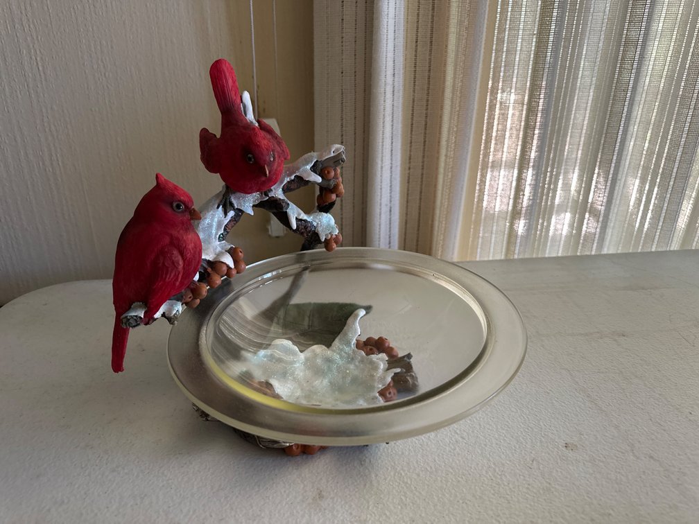 Cardinal Christmas Bowl