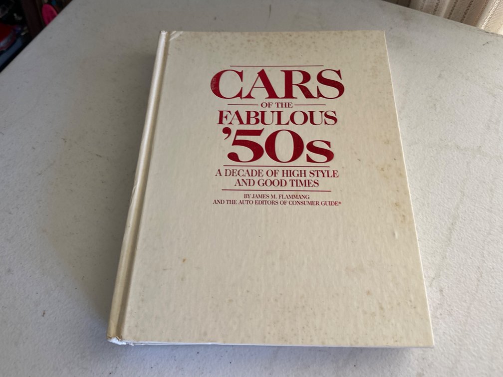 Cars of the 50’s Hardcover Book