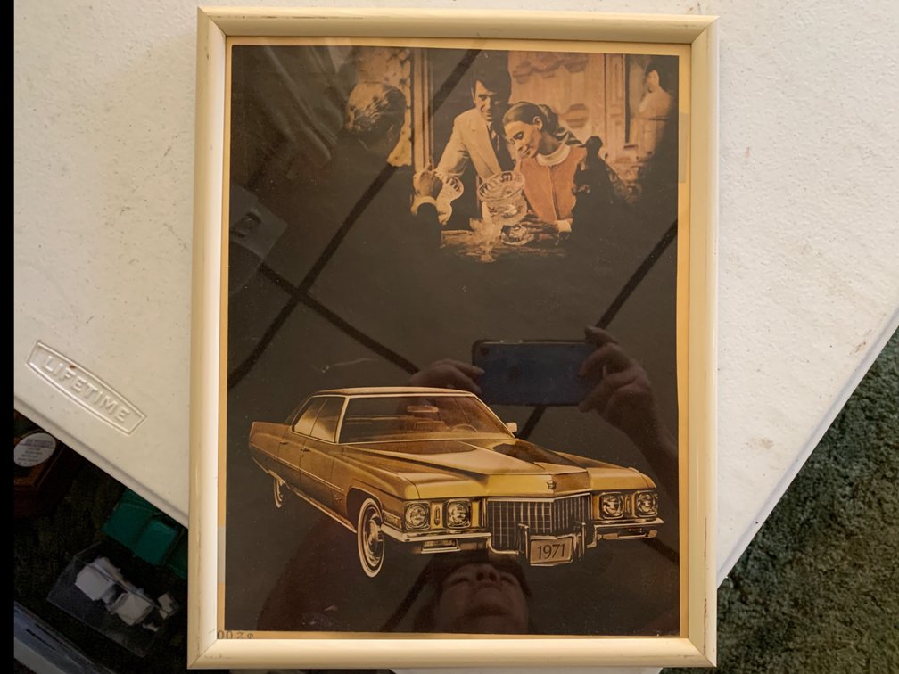 Framed 1971 Cadillac Picture