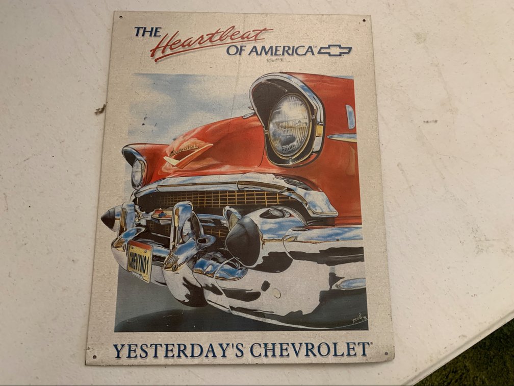 Heartbeat of America Metal Sign