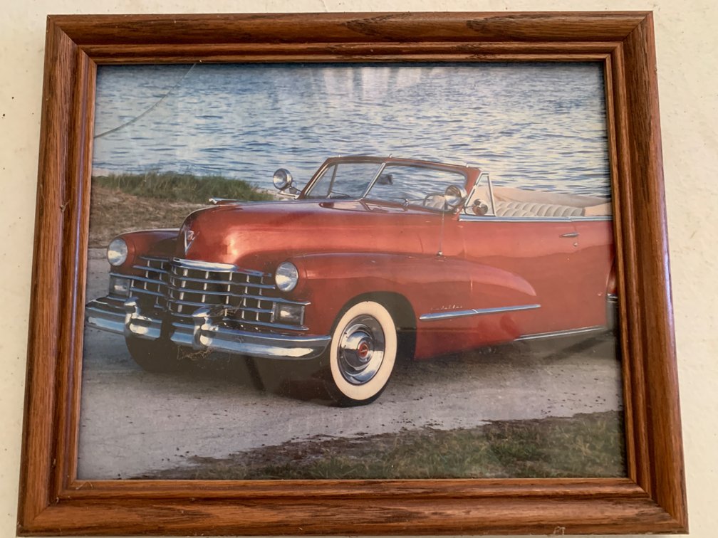 Framed Car Picture