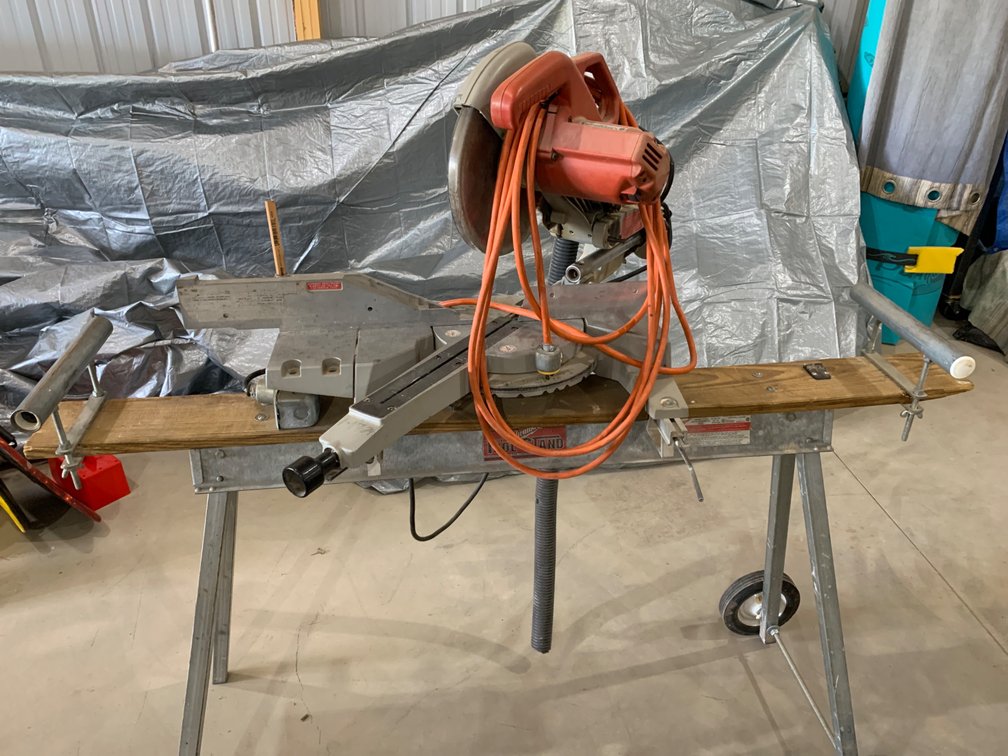 Milwaukee Tool Stand with Miter Saw