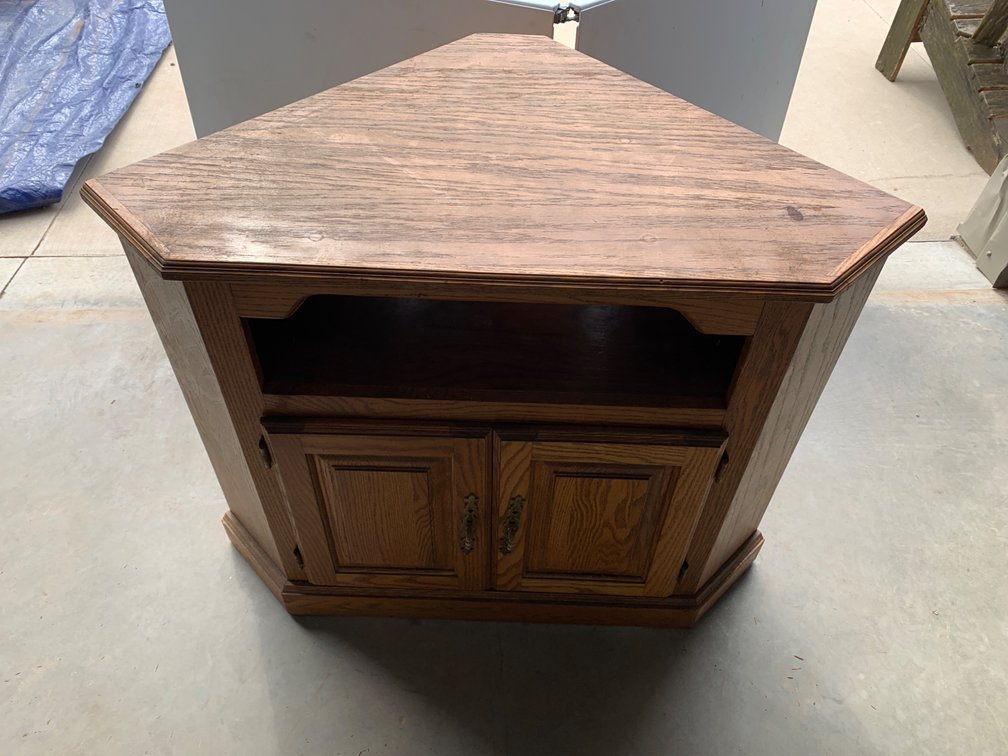 Wood Corner Cabinet