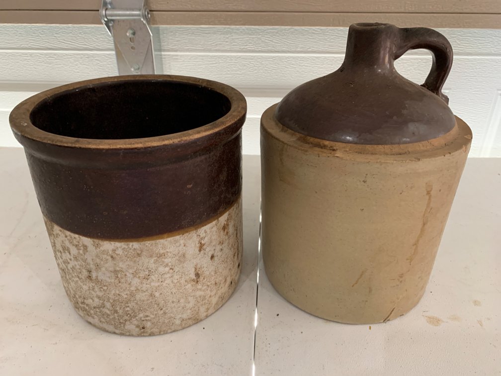 2 Vintage Crocks