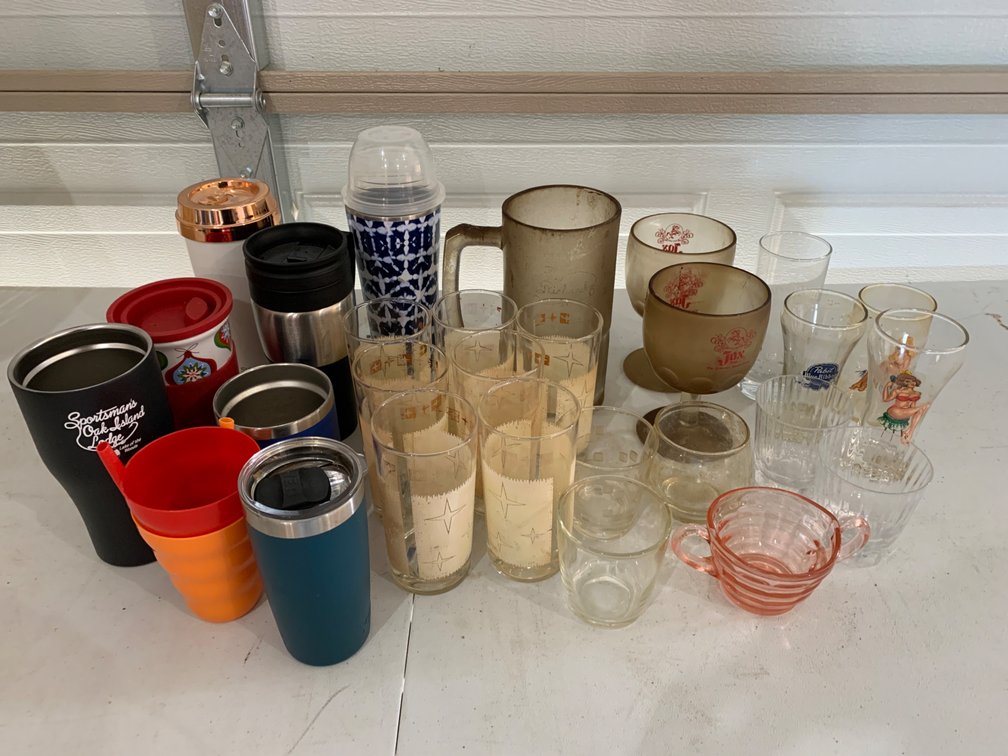 Variety of Travel Mugs & Glasses