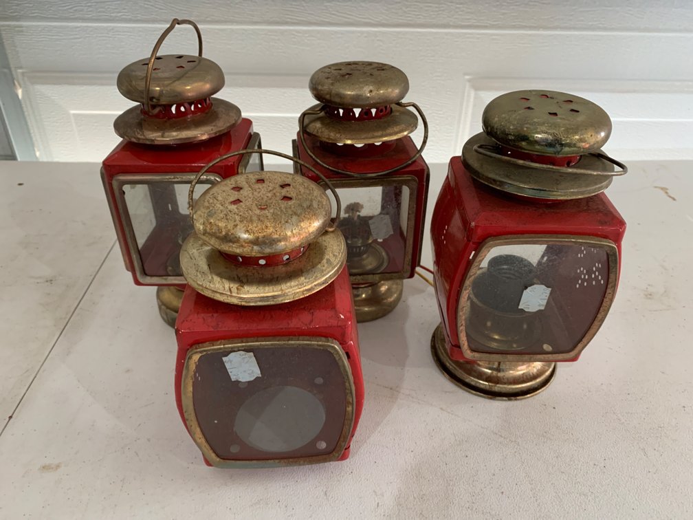 Vintage Train Lanterns