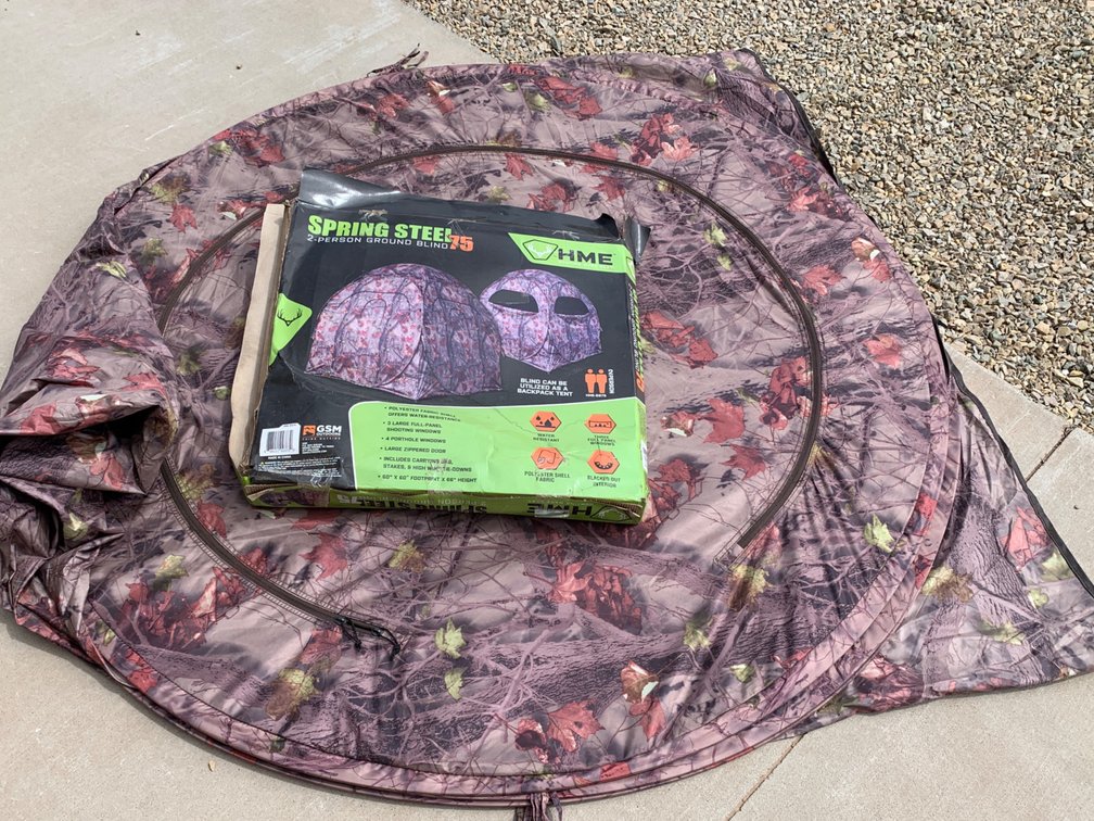 Spring Steel 2 Person Ground Blind