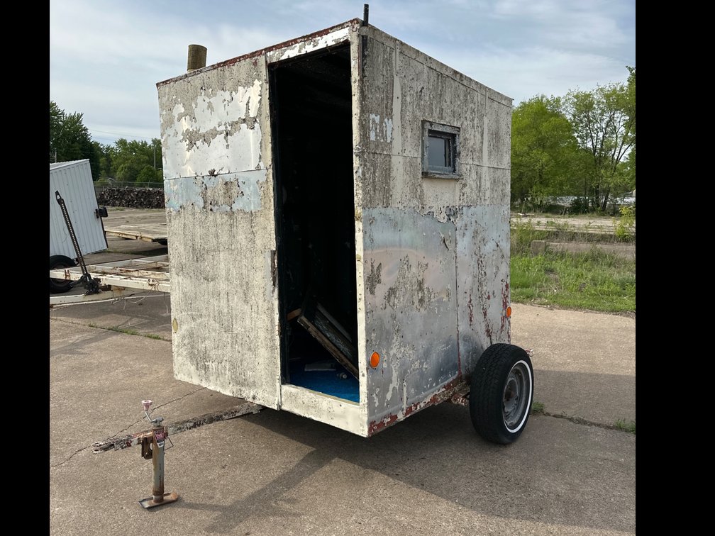 Fishing Shanty-Needs Work, Flat Tire-7’ X 71.5” X 71.5”