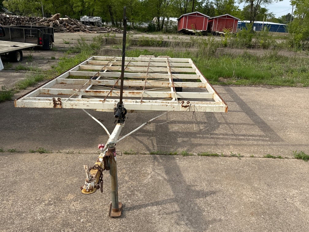 Boat Trailer Converted to Platform Type with Jack-14’ X 100”