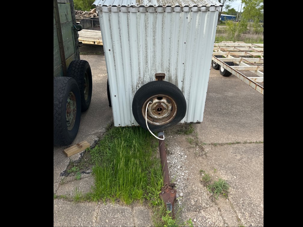 Homemade Trailer-Flat Tire, 59” X 39” X 81”