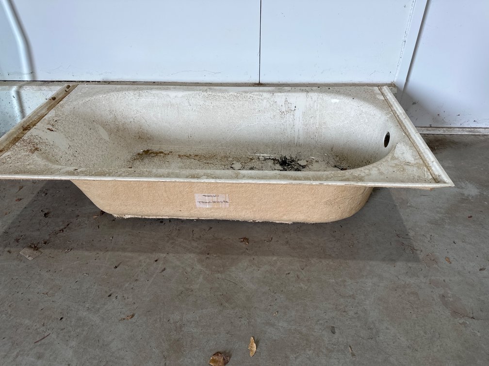 Fiberglass Bath Tub-60” X 32”