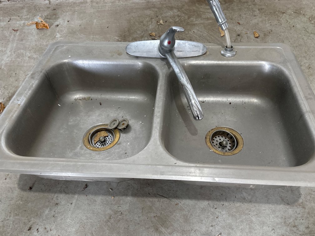 Double Aluminum Sink