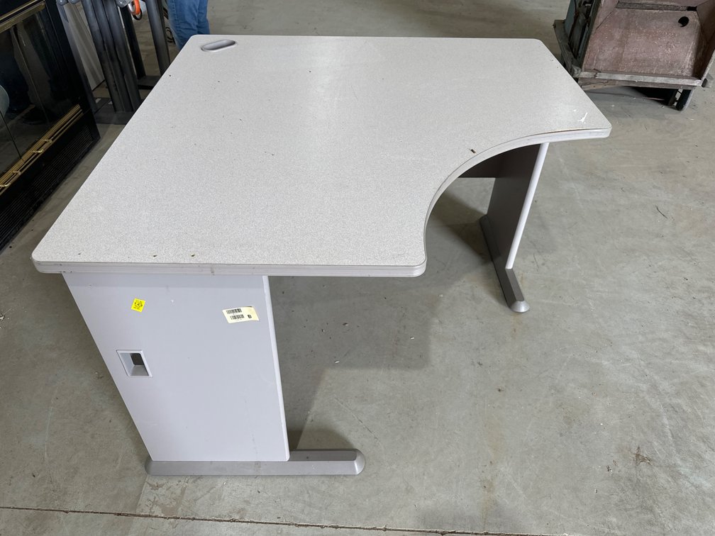 Metal Corner Desk-30” X 47.5” X 47.5”