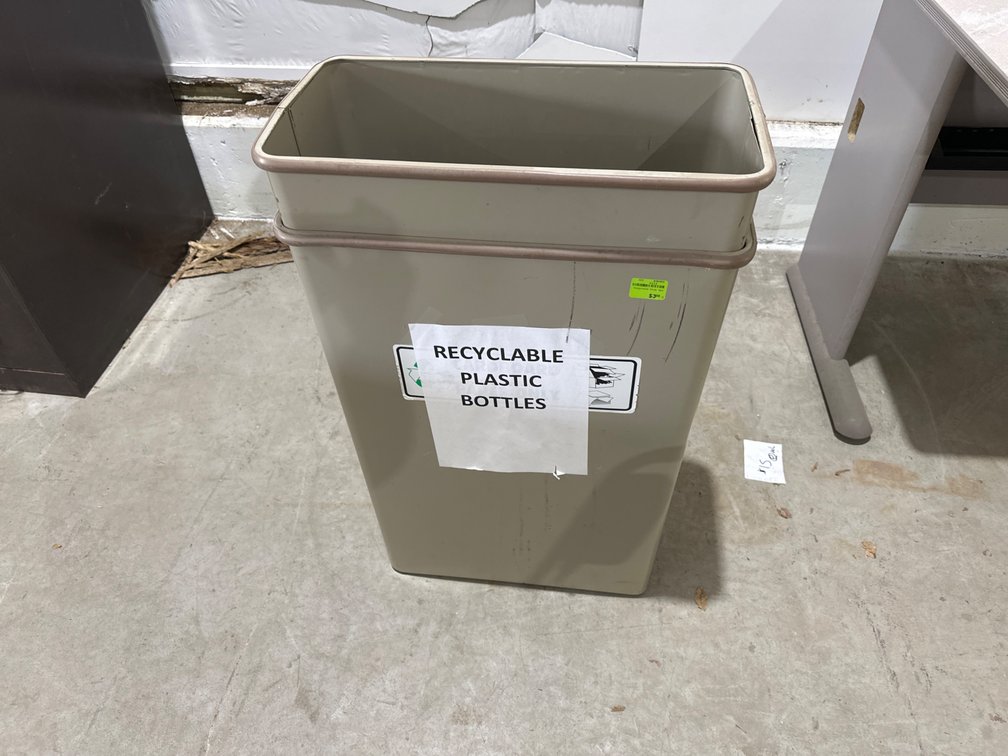 Metal Trash Bins