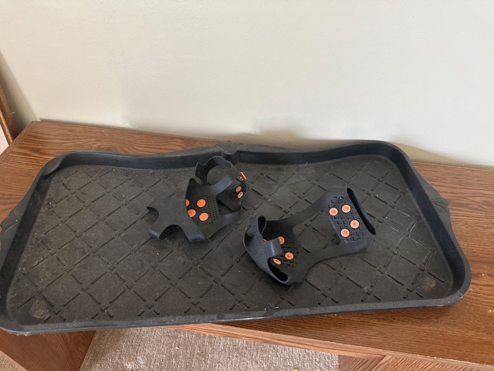 Boot Tray, Ice Cleats