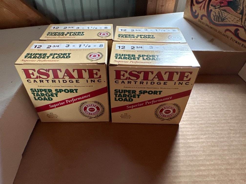 4 Boxes Estate 12 Gauge Shells