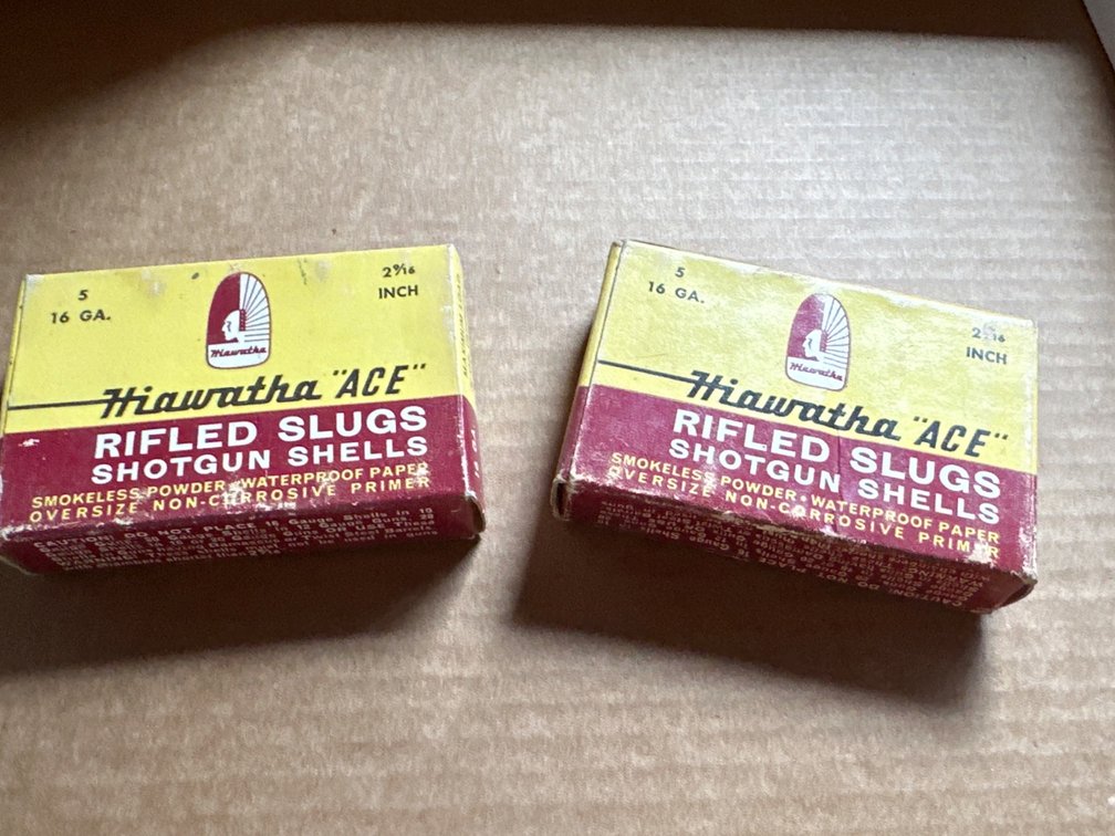 16 Gauge Rifled Slugs-2 Boxes