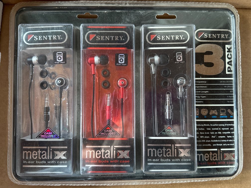 3 Pack Ear Buds