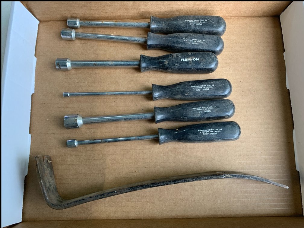 Nut Drivers And Pry Bar