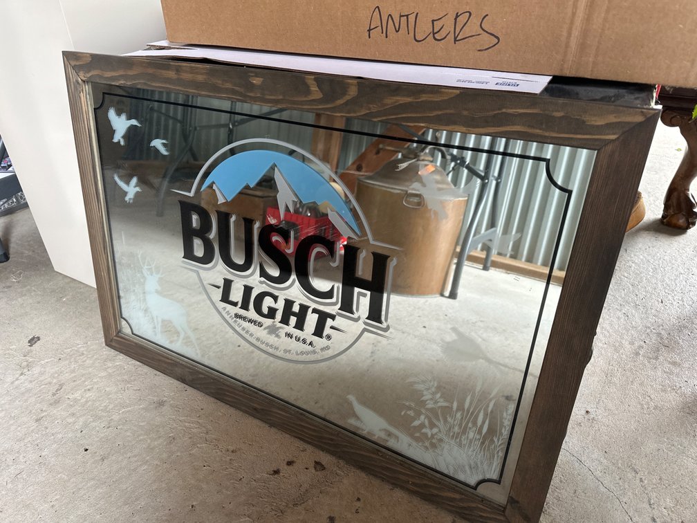 Busch Lite Beer Mirror, New-35” X 23”