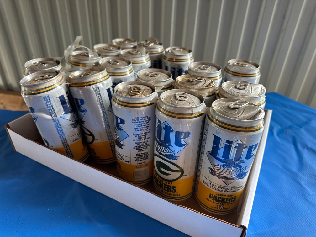 Miller Lite Beer Cans