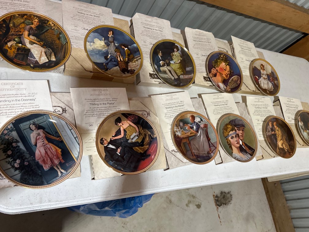 Knowles Fine China-Rockwells Rediscovered Women Collector Plates