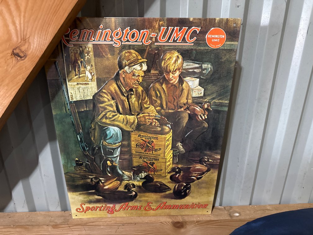 Remington Tin Sign-16.5” X 12.5”