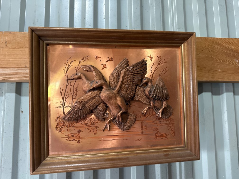 3 D Copper Duck Sculpture-John Louu