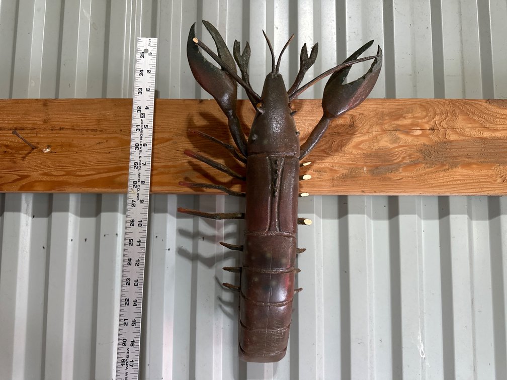 Wood Carved Lobster-17” Long Approx.