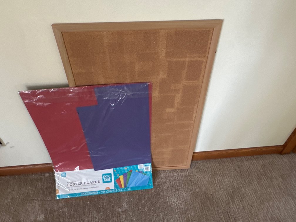 Poster Board, Bulletin Board