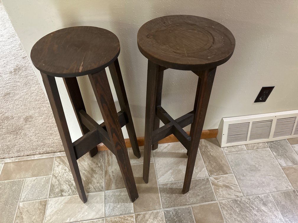 2 Plant Stands - 32” High