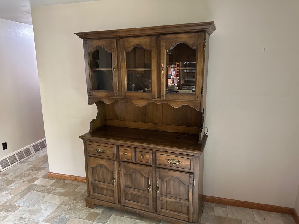 2 Piece Hutch - 75” X 51” X 18.5”