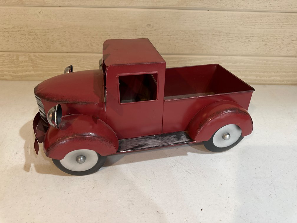 Red Metal Truck-15” Long