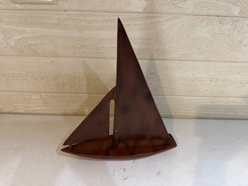 Metal Ship - 15” X 13”
