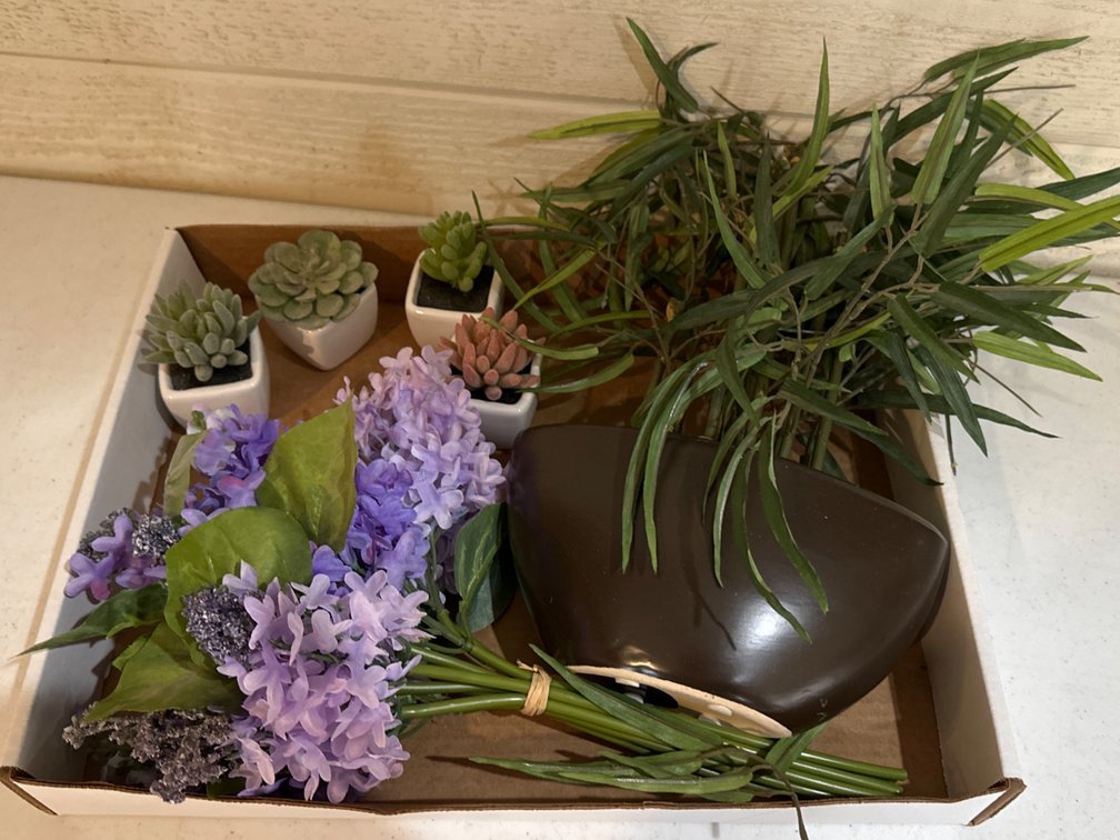 Artificial Greens, Succulents, Hanging Greens