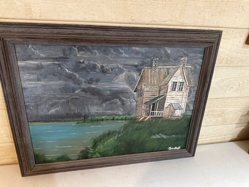 24.5” X 18.5” Framed Painting