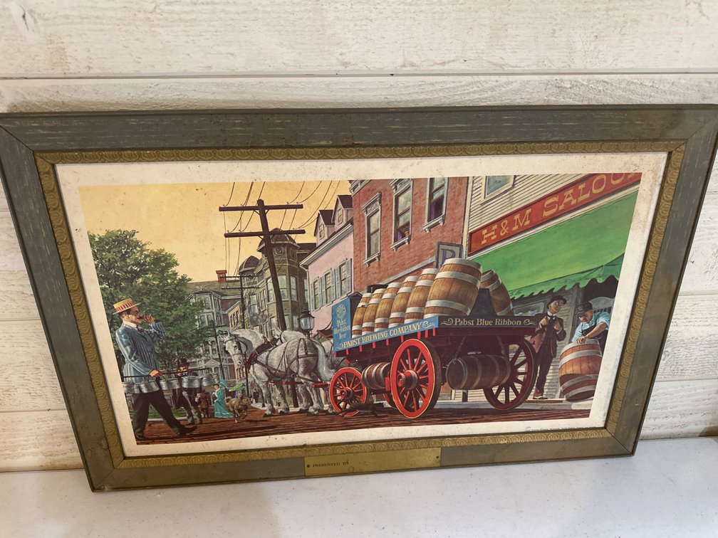 Vintage Pabst Brewing-27” X 18”