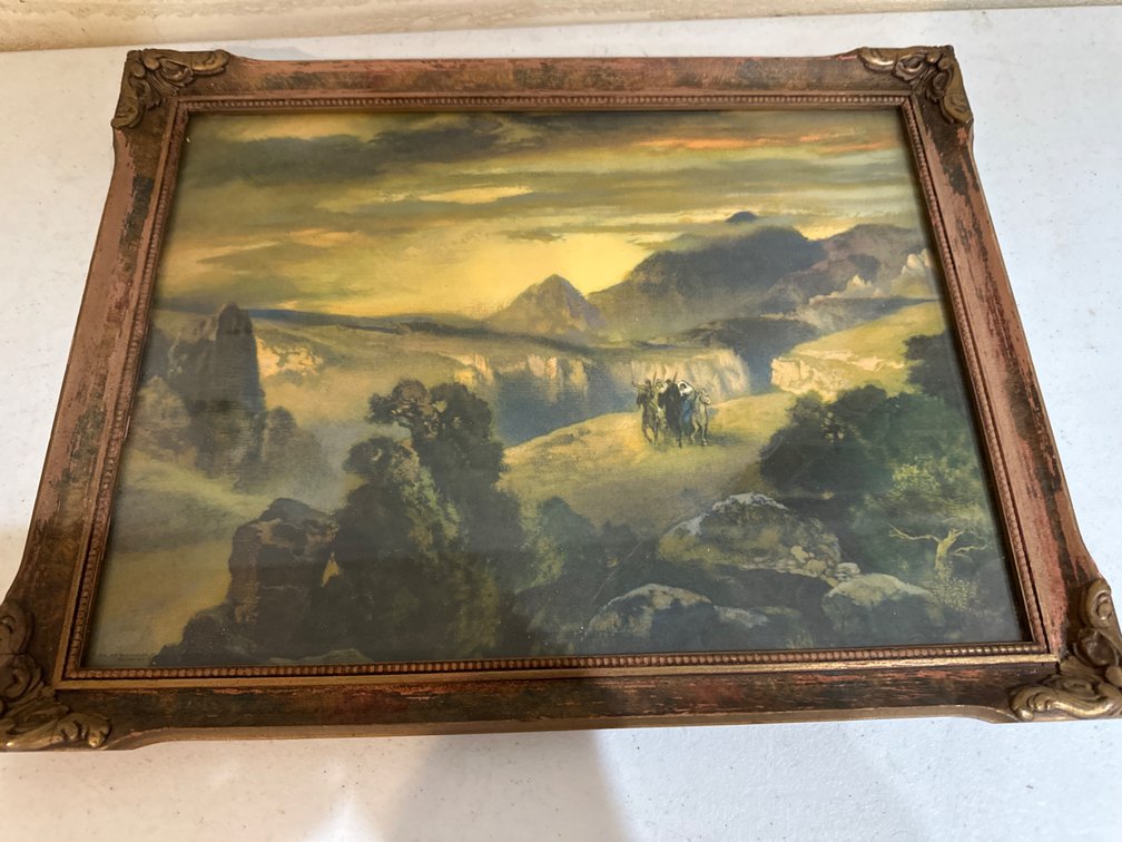 Vintage Framed Picture-14” X 18”