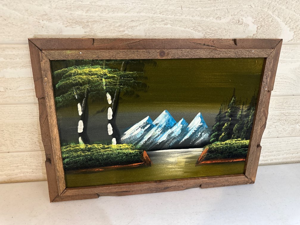 Framed Painting-Felt-14.5” X 20.5”