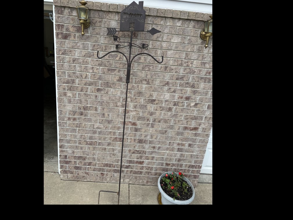 7.5’ Tall Weather Vane Welcome