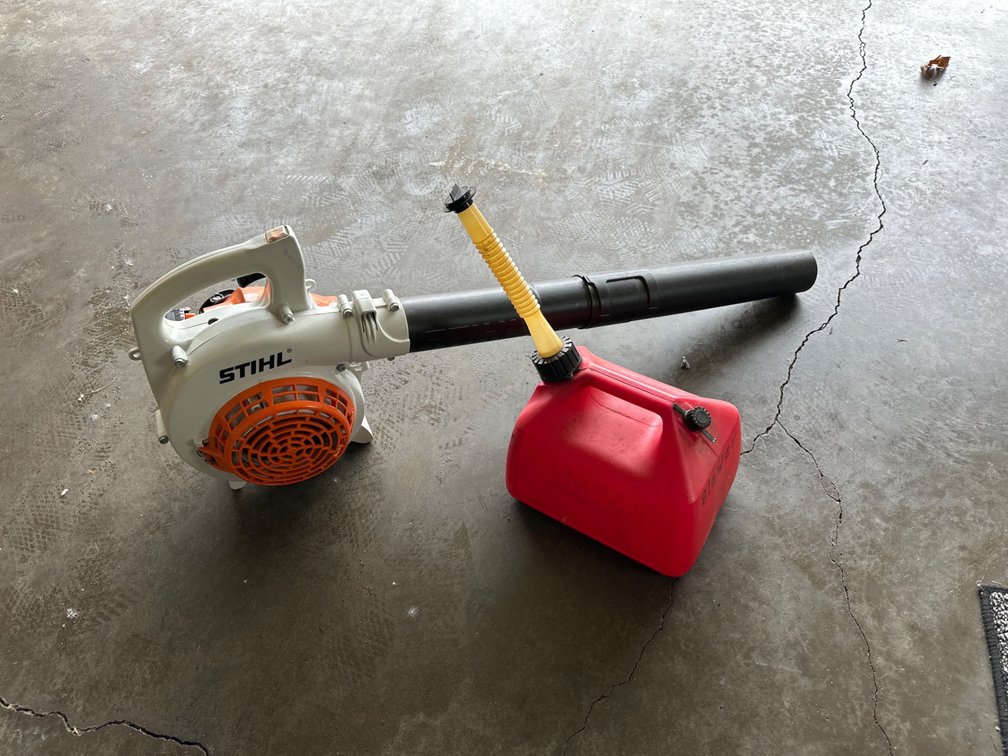 Stihl Blower, Gas Can