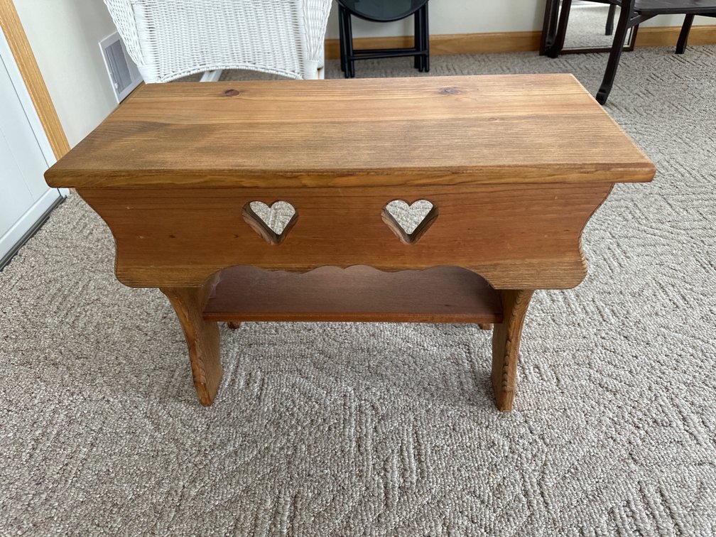 Wood Bench-16” X 24” X 11”