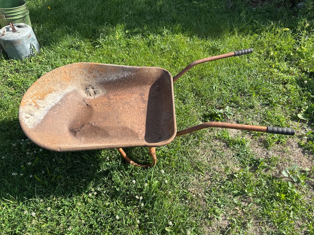 Rusty Wheelbarrow-Works