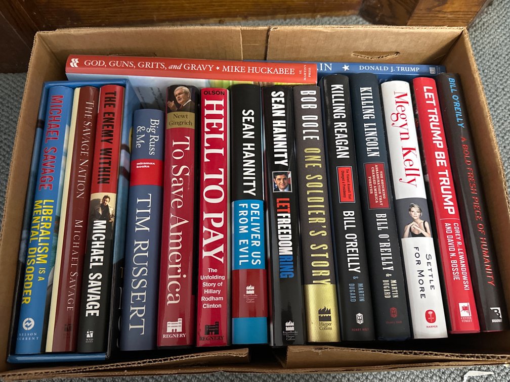 Variety of Hard Cover Books