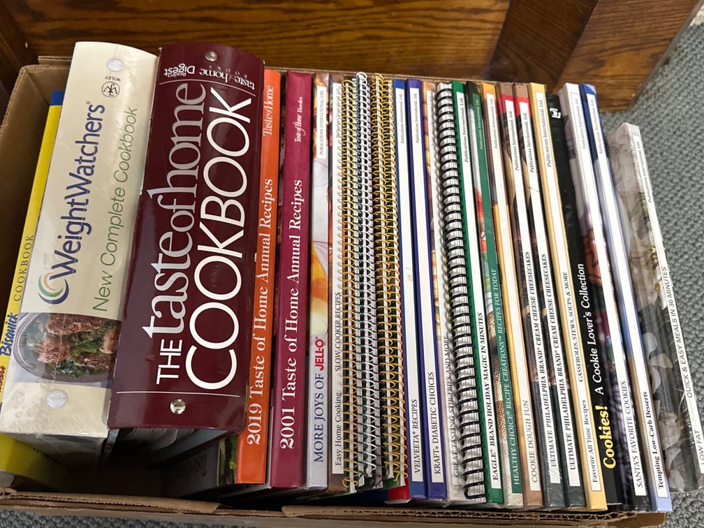 Box of Cook Books