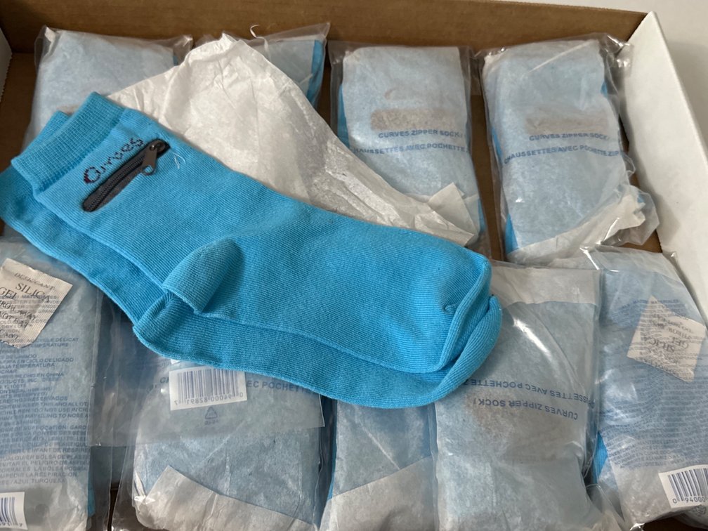 10 Pair Curves Zipper Socks