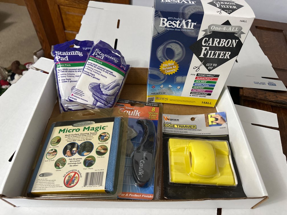Paint Trimmer, Staining Pads, Micro Cloth
