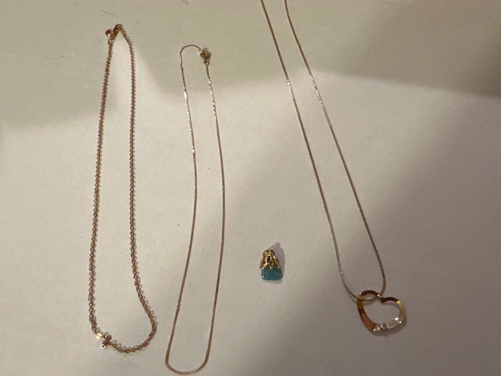 Gold Necklaces-14K on One Clasp, Charms