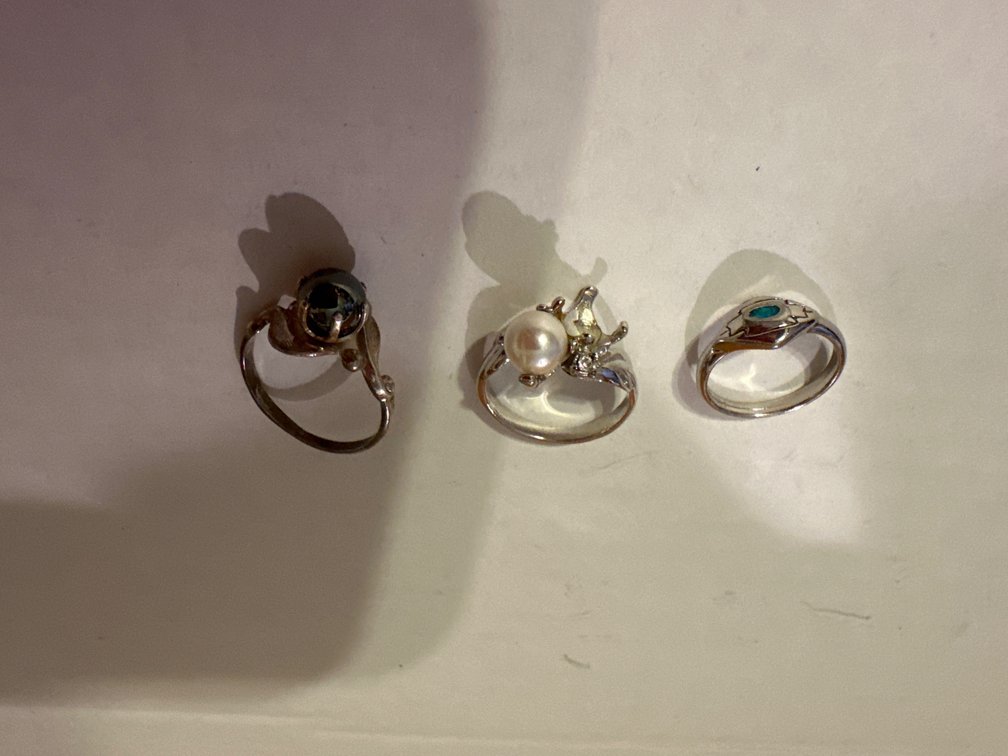 Silver Costume Jewelry -Rings